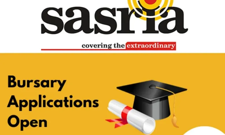 APPLY FOR THE SASRIA BURSARY